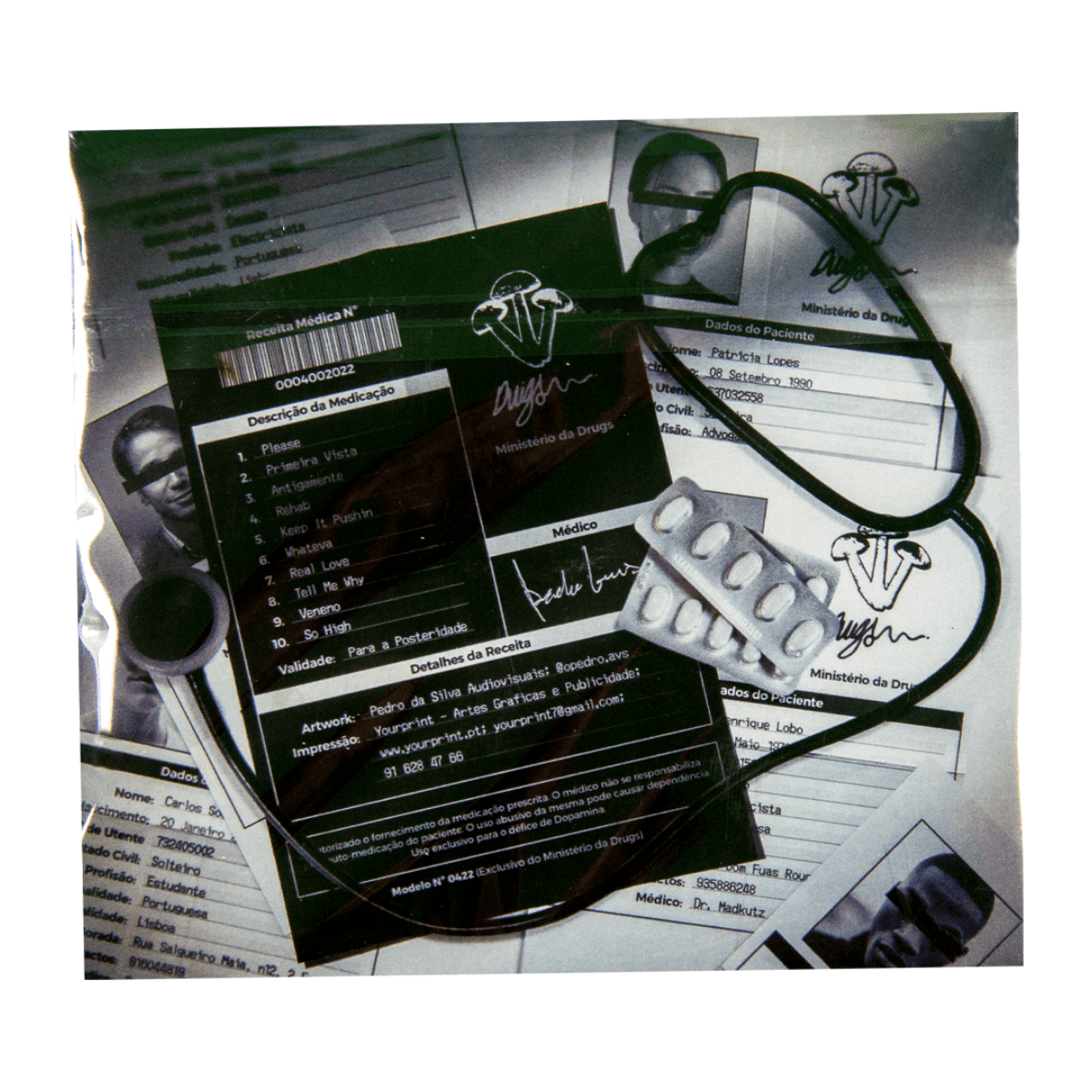 CD Madktuz - dopamina-tras- drugs - streetwear brand