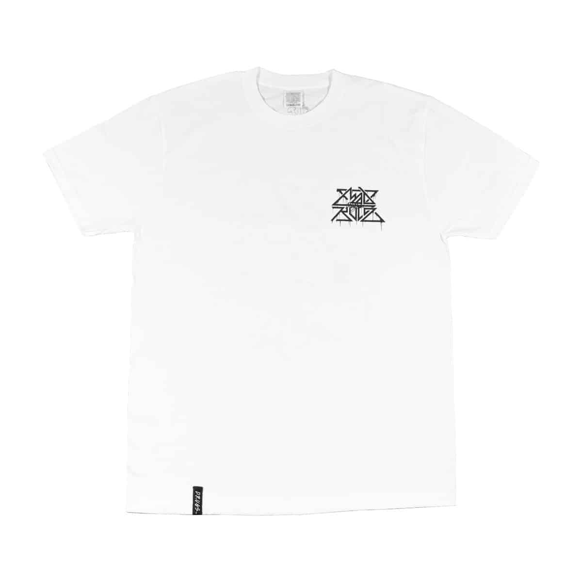 t-shirt-drugs-madkutz-branca-frente